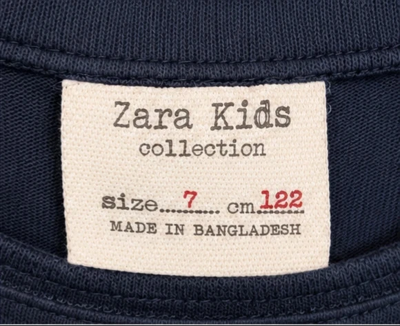 Grijze lange mouw T-shirt Zara Kids - 7 jaar – photo 2